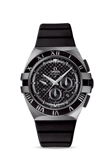 Omega Constellation Co-Axial 41 Chronograph Double Eagle Titanium / Carbon / Rubber